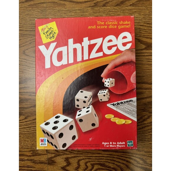 YAHTZEE Dice Game E950 1998 Milton Bradley - Picture 1 of 7